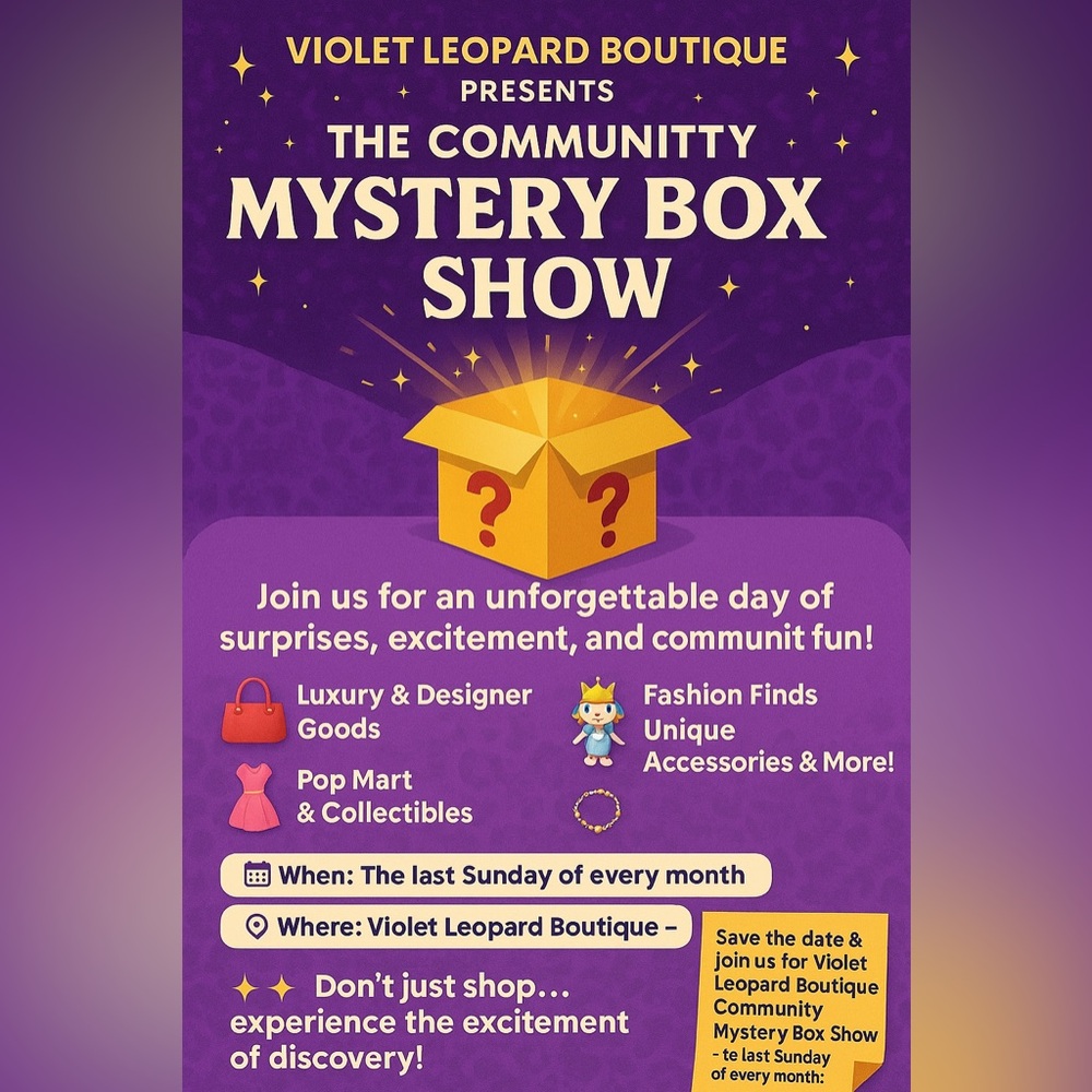 Mystery Box ,Community Share Show! Come join the fun! Luxury, Designer and More! - Picture 2 of 12